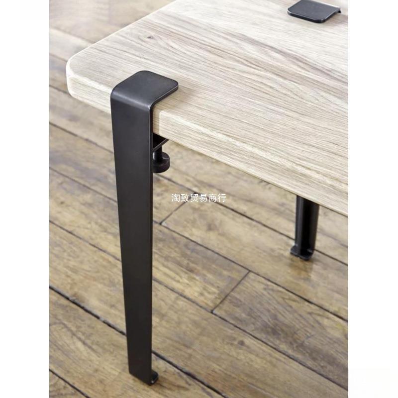 免打孔桌脚支架桌腿办公木板茶几可移动升降桌子腿支撑架方桌圆形