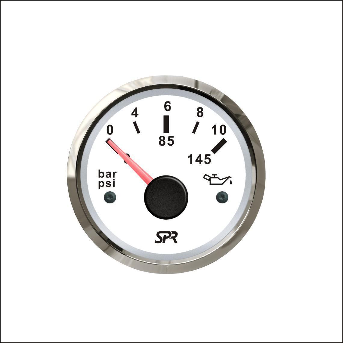SPR 白色油压表 0-10bar JYV00048