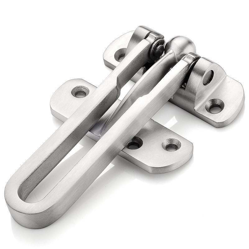 防盗扣304不锈钢精铸链防盗链门链安全链门锁扣门栓插销室内加厚