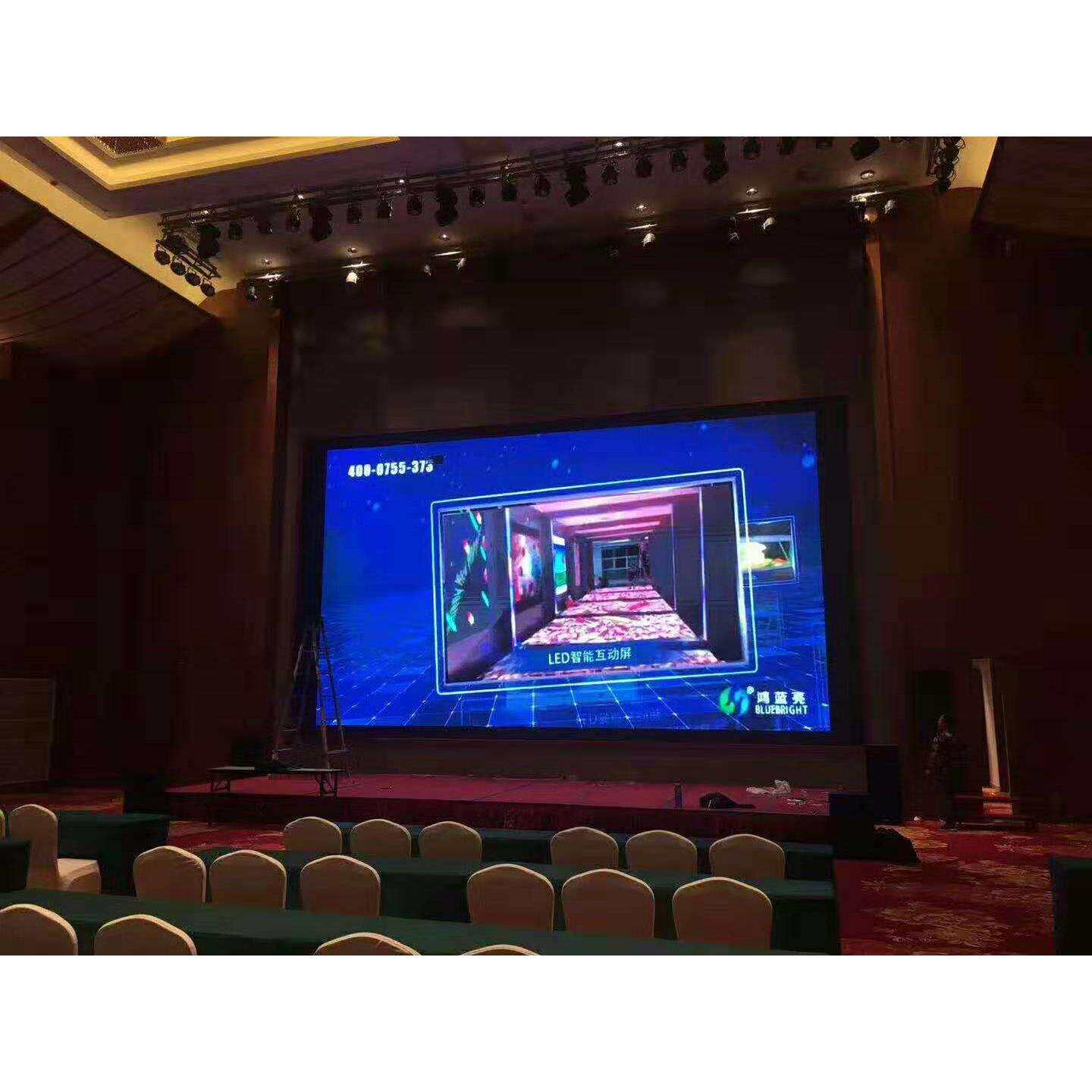 鸿蓝亮 厂家直销 室内p3全彩LED显示屏