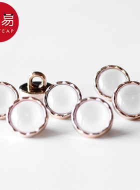 纽扣/珍珠AC1sq801-外套圆形针织衫小纽扣上衣开衫钮扣女士