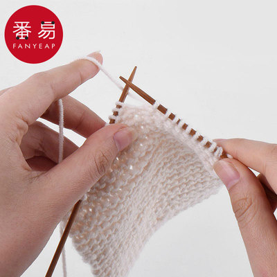 毛衣针/竹AA1S242-竹制棒针织围巾编织工具直针粗针帽子打毛线竹