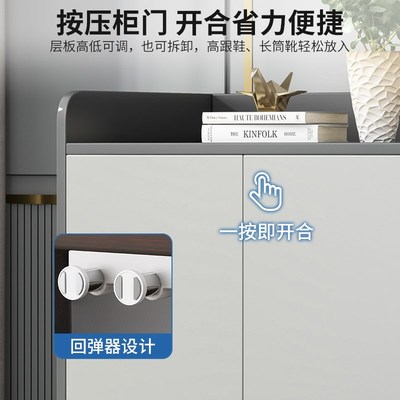 速发一梯一户门口鞋柜室外过道电梯口新款大容量多层超大防尘储物
