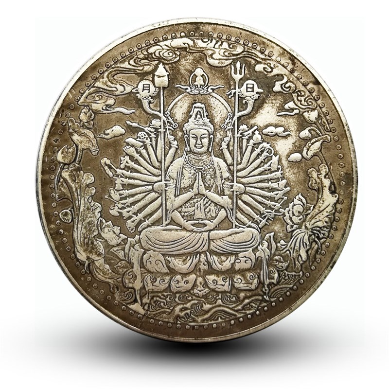 速发千创观音心经手意仿古礼品 中国风复古摆件装饰古玩工艺品硬