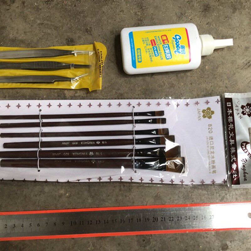 速发玫瑰花手工包折纸工具套装笔刷白乳胶直尺镊子皱纹手揉纸