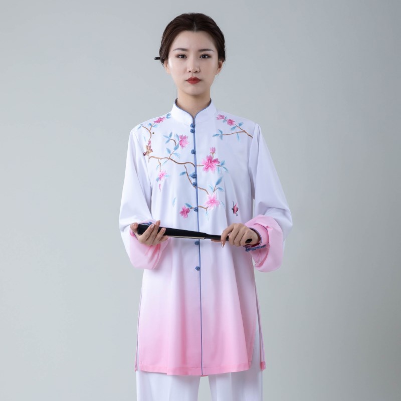 速发御尊太极服202新款太极拳服练功服男武术表演服装春季飘逸套