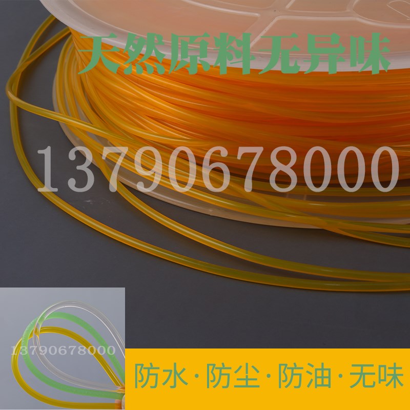 速发黄色PU小棒材胶棒聚氨酯圆棒细胶条 PU棒弹簧胶条棒料圆棒材图片