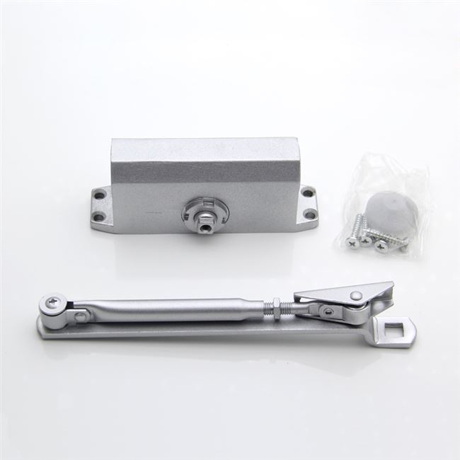 速发闭门器家用液压缓冲轻门简易小号自动家用关门器门弹簧0度
