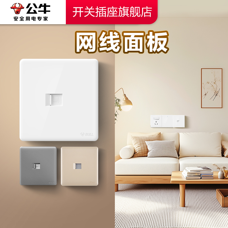 【公牛插座】G28网线插座