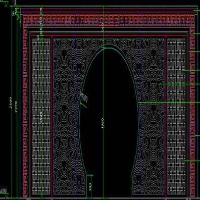 极速爆品促部售楼金属锻钢锈屏风厂景观雕格栅隔R断不a铝销门铜销