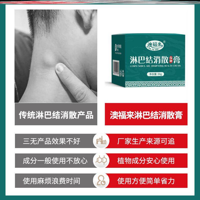 新品淋巴结肿大散结贴膏去副乳B消除专用贴甲状腺结节消膏消贴消