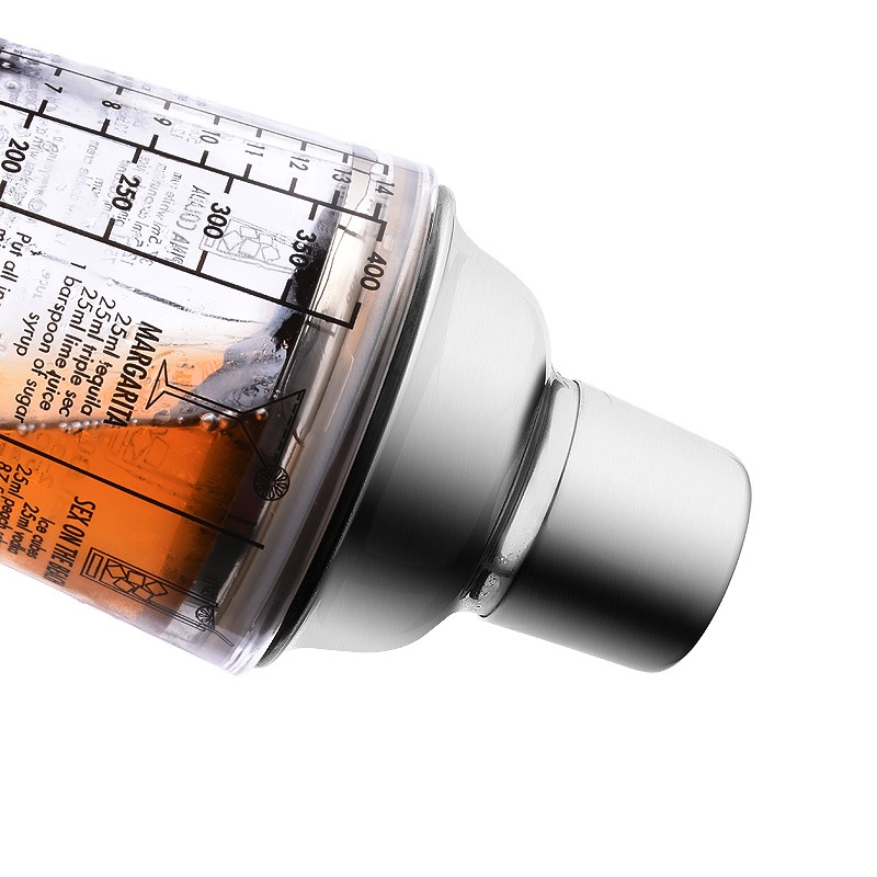 极速750ml法式两段式o摇酒壶 调酒器 雪克壶调酒杯 Parisian Shak