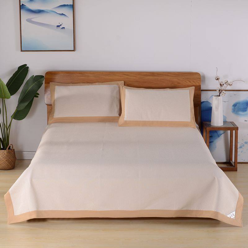 极速纯棉老粗布凉席密厚透气床单三件套D件夏折叠双人1.5m1.8米2,床上用品,凉席/草席/麻席,淘宝优惠券,粉丝福利购,淘宝优惠卷