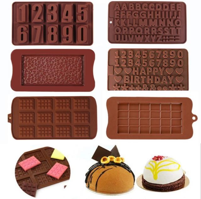 极速3D Chocolate Mold rSilicone Chocolates Molds for Baking