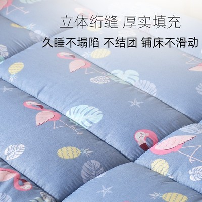 极速加厚软垫大学生床垫 大学宿舍褥子单D人90公分x200cm190垫背