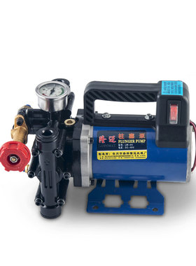 极速手提式打药机农用电动果树喷雾器12V48V60VQ220伏高压双缸柱