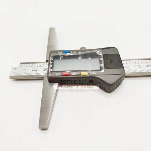 新品。桂量电子数显深度卡尺0-150u/200/300/500/600/1000mm带表