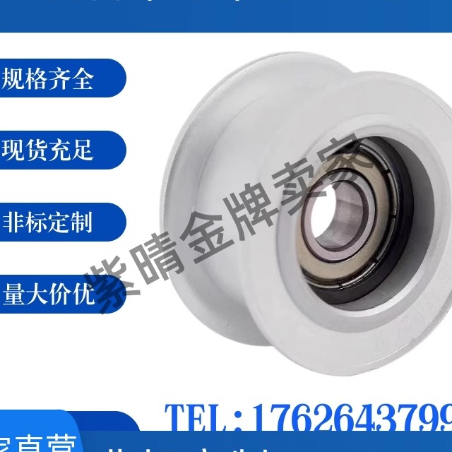 EVF21-W-D惰轮AFDF9-20 15-30 19-35 22-35背面张紧型惰轮铝合金