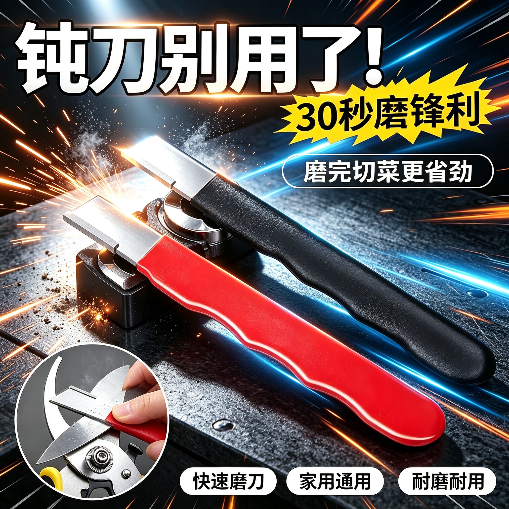 多功能家用户外便携速锋利磨刀器
