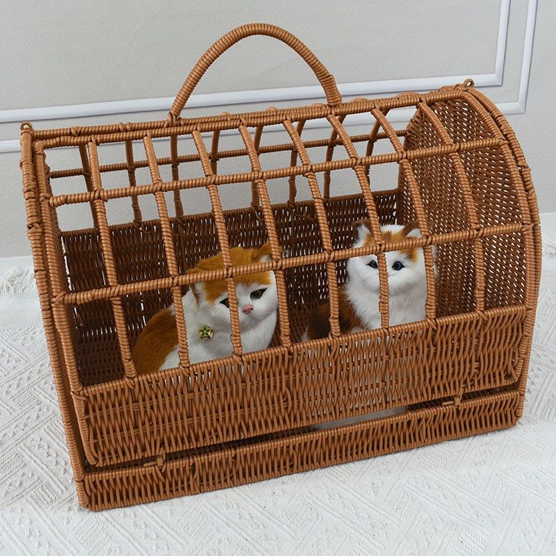 极速新品猫笼外出手提猫笼仿藤编织D篮猫窝猫篮子车载宠物笼猫屋,宠物/宠物食品及用品,猫窝/屋/帐篷/沙发,淘宝优惠券,粉丝福利购,淘宝优惠卷