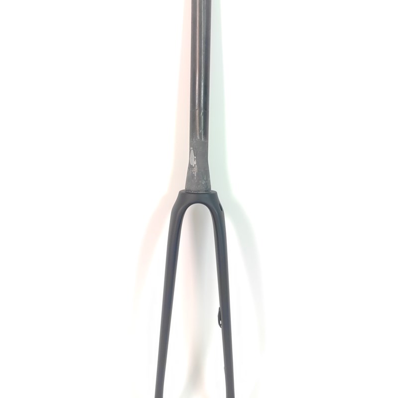 极速全碳纤维公路车前叉,半内隐藏走线,K桶轴公路碟刹前叉,锥管