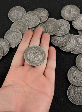 极速魔术币怪盗基德表演同r款魔术道具 肯尼迪半美元30 38mm手指