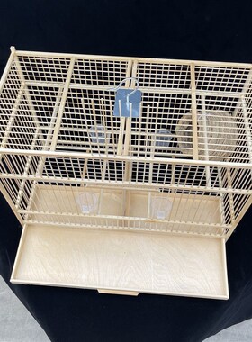 极速玉鸟文鸟繁殖笼竹制大号新款鸟笼绣眼黄N雀竹笼芙蓉鸟繁殖鸟