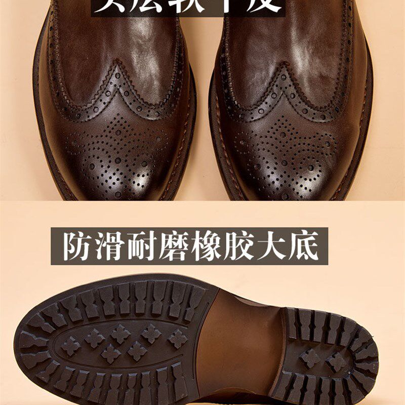 新品切尔西靴男士高帮皮鞋英t伦风马丁靴男款沙漠靴真皮2026新款