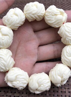 极速象牙a果一念之间手串七瓣金刚菩提子手链祥云珠弥勒佛文玩佛