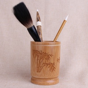 极速定制竹制筷子笼方形创v意竹筒筷笼架筷子筒四方形笔桶筒办公