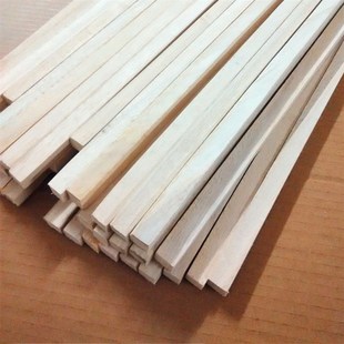 极速桐木条 轻木条 泡桐木原木棍 C短木棒 实木条装饰木条木板木