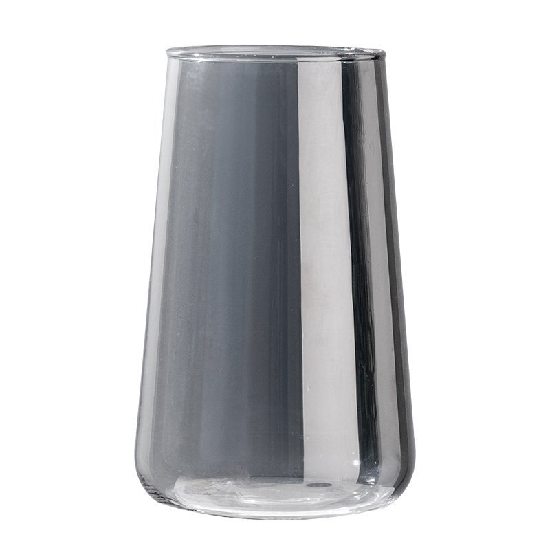 极速百合花适合的花瓶2q021新款小众玻璃大口径小号放干花轻奢醒