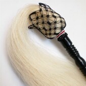 新品 道家用品马尾拂尘道士法器z拂尘马尾浮尘太极佛尘太极甩子木