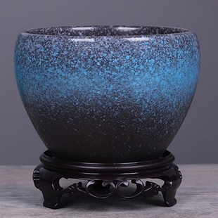 极速金枝玉叶专用花盆多肉紫砂陶瓷植物家用N盆景透气兰花复古室