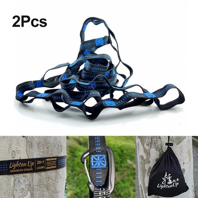 极速Suaper Strong Hammock Strap Hanging Hammock Belt Hamaca