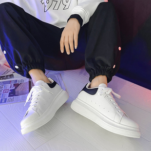 韩版 新品 男增高厚底v运动休闲板鞋 小白鞋 潮流百搭透气情侣老 秋季