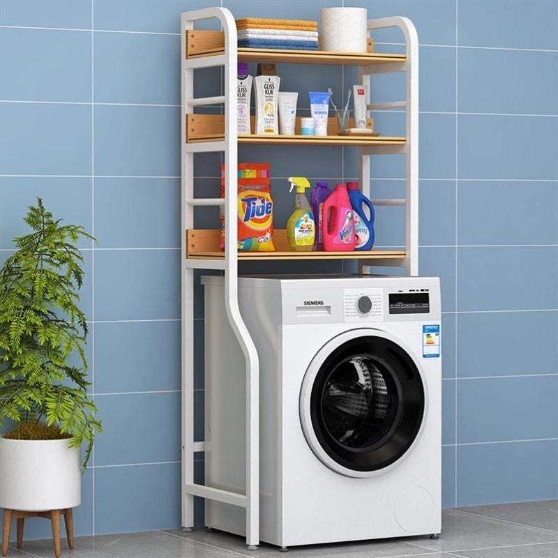 极速洗衣机置物架翻盖式放在v上的伴侣波轮落地上方可调节滚筒阳