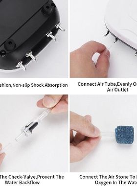 极速Aquarium Air Pump Silent Azir Compressor Pump Regulate A