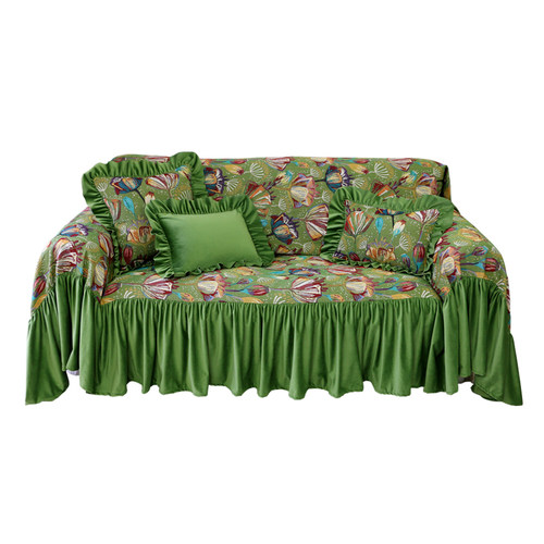 极速虞美人加厚防滑沙发巾全盖沙发E垫沙发防尘罩套四季通用沙发