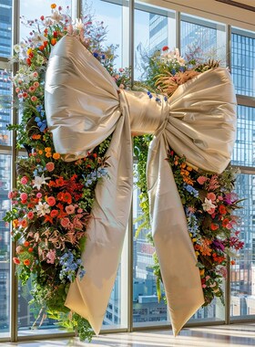 新品泡棉蝴蝶结 开业活动网红生日E订婚礼派对装饰拍照道具布置打