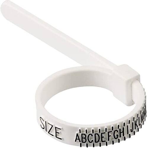 极速Size Ring Sjizer Plastic Finger Sizing Measurement Belt