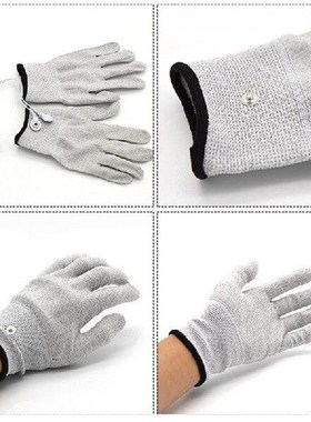 极速Electric oclk Fiber Sarung Tangan Electro ock Pijat