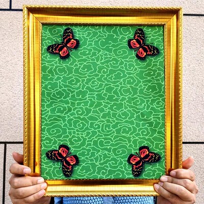 新品大卫舞台魔术道具花类画框出绣球画板出花球简单W易学魔术1分