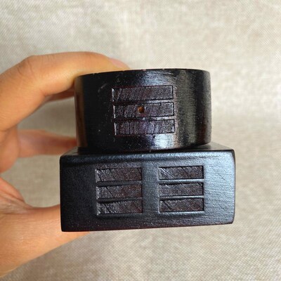 新品道家用品仿古色令牌天师敕y令五雷号令桃木大号太上老君敕令