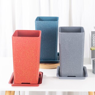 极速芊之岛方形北欧风高款大花盆大花蕙兰花O专用简约小高方兰科