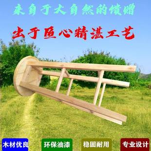 极速实木高凳e子圆凳木头凳子高脚凳高板凳梯凳酒吧凳椅子学生餐