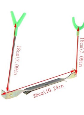 极速Foldable Fishing Rod Holder DDual Head Winter Ice Fishin