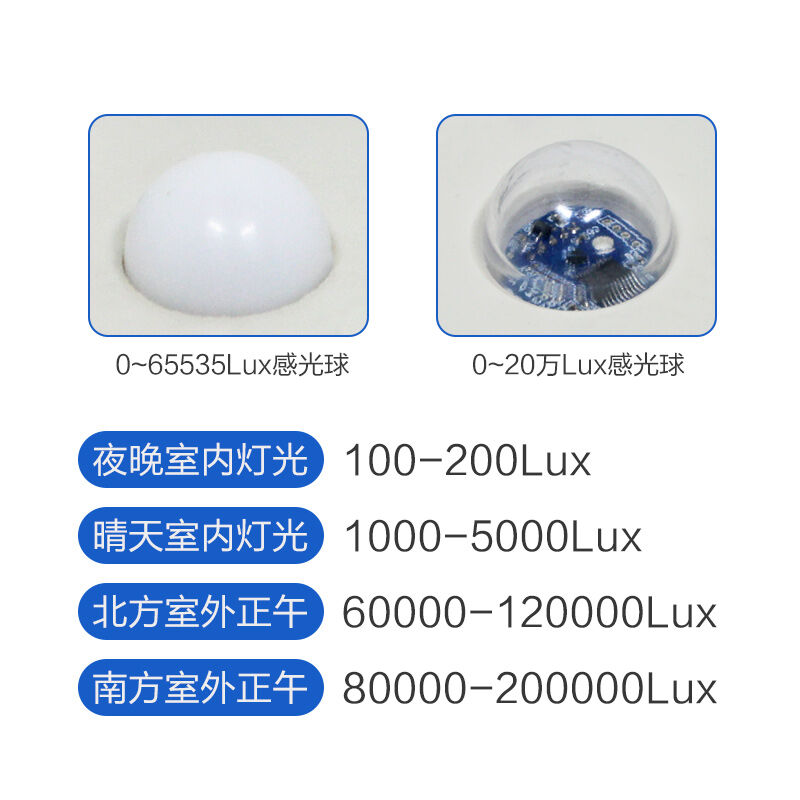 极速定制光照度传感器照度仪485模拟量室外高Q精度吸顶式温湿度光