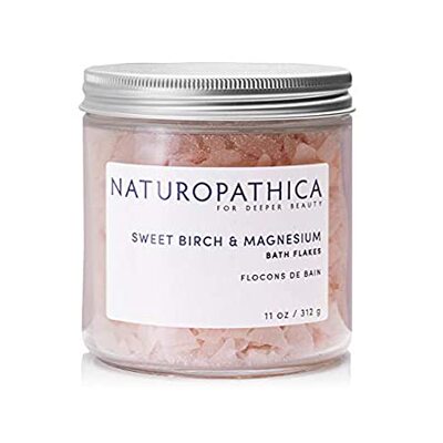 极速Naturopathicla Sweet Birch Magnesium Bath Flakes, 11.0 o