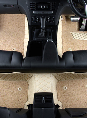 极速专用奔驰EQA地毯eqqa260eqa300右肽汽车脚垫皮港版右舵右驾驶